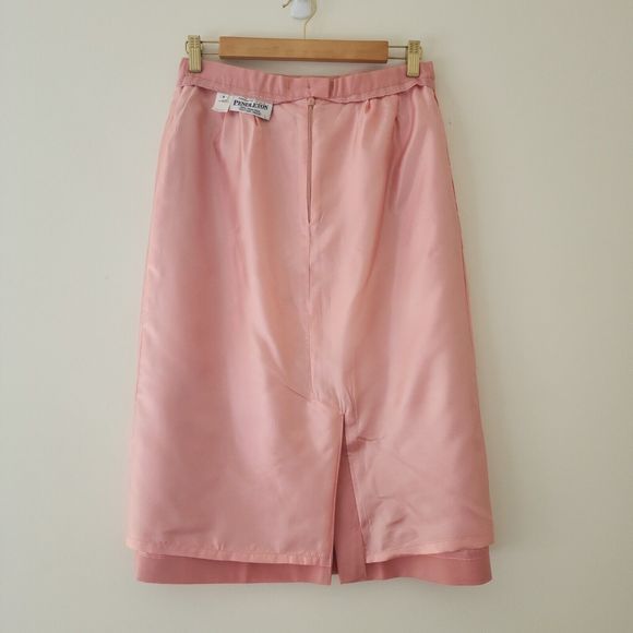 NWT Pendleton Womens Wool Straight Knee Length Skirt 8 Mauve Pink - FLAWS - Picture 5 of 14